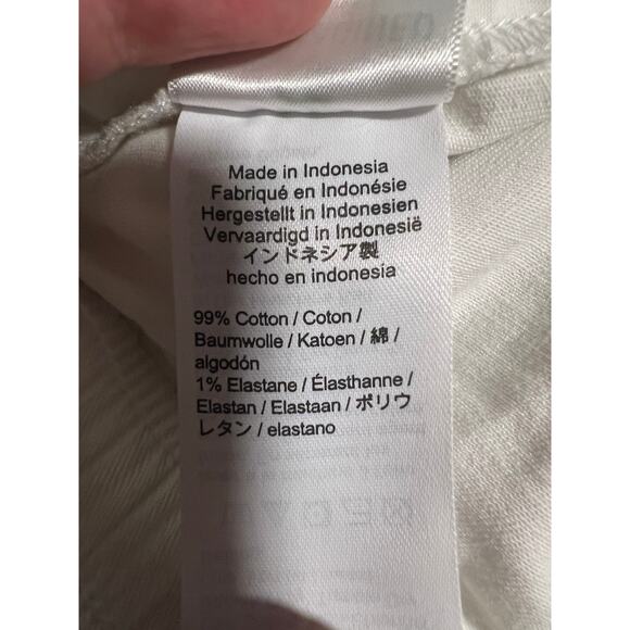 Crewcuts by J. Crew Girls' Pull-on Chino Shorts White Fishtail Hem Size 6 - Picture 8 of 10